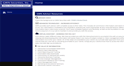 Desktop Screenshot of advisor.gwnsecurities.com