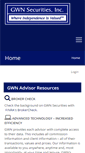 Mobile Screenshot of advisor.gwnsecurities.com