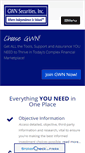 Mobile Screenshot of gwnsecurities.com